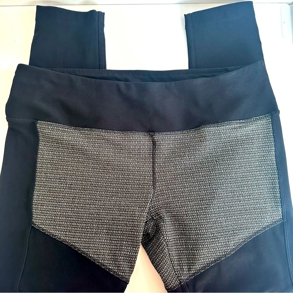 Women’s Black and Gray Athletic Leggings